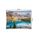 Decorative panel with photo printing "Crystal river near the mountains", horizontal, size 150x200 cm