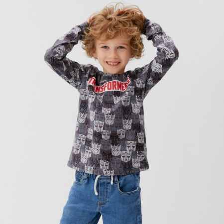 Long sleeve T-shirt "Transformers", height 122-128-4