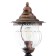 Sadovo-park lamp Feron PL596, IP44, E27, 60 W, 195x195x1035 mm, brown color