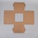 Confectionery packaging with a window, craft, 25 x 25 x 24 cm