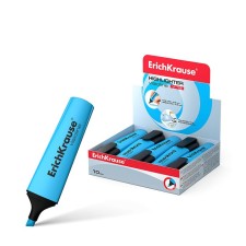 Building Mark 0.6-5.2 mm Erich Krause V-12 Blue, Water-based fluorescent ink