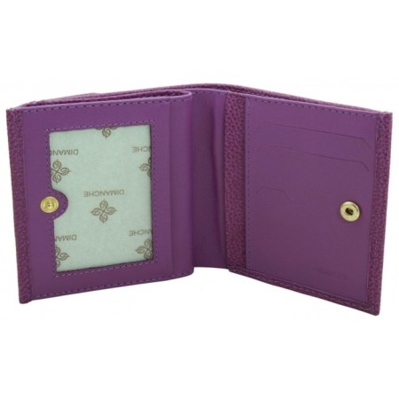 Purpur wallet, matte skin, purple color-1