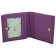 Purpur wallet, matte skin, purple color