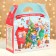 New Year. Gift box New Year's Baul "Forest holiday" with a game and animation 22 x 9 x 22 cm.