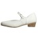 Folk women's shoes, insole length 22 cm, white color