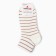 Women's socks, white with a coffee strip, size 36-40