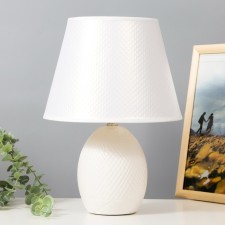 Brighton table lamp E27 40W white 24x24x35 cm Risalux