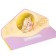 Envenue for money "On the wedding day!" cutting, part inside, lilac background, 9.3x19 cm