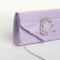 Female bag on a magnet, lilac color