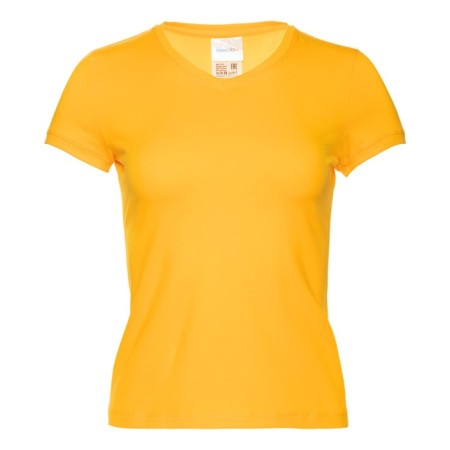 Female T -shirt, size 46, yellow color