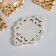 Decor for creativity Plastic base "Circle in openwork" gold d = 1.6 cm 5x3.5x0.2 cm