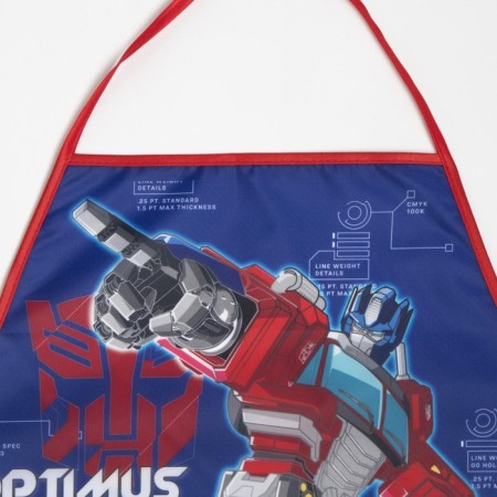 Apron with children "Optimus Prime", transformers, 49x39 cm-8