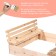 Sandbone is a nursery wooden, with a lid, 100 × 100 × 18 cm, without painting, benches (2 pcs.), Greengo