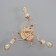 Abbella chandelier BP 3x40W E27 Gold Model: 2612381