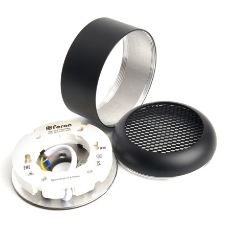 Ceiling light Feron HL364, IP20, GX53, 12 W, 82x82x50 mm, black color-4