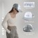 Women's cap with Simply grid, gray color, rr 56