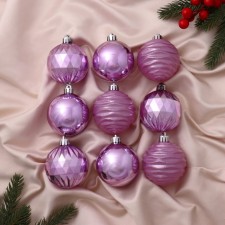 Set of balls plastic D-6 cm, 9 pcs 