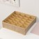 Organizer for storing linen of the share "Goose foot", 24 compartments, 30 × 33 × 10 cm, beige color