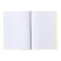 A4 notebook, 2 x 48 sheets in the Erichkrause "Folderbook Pastel", a replaceable plastic cover, on an elastic band, an offset block, white 100%, yellow