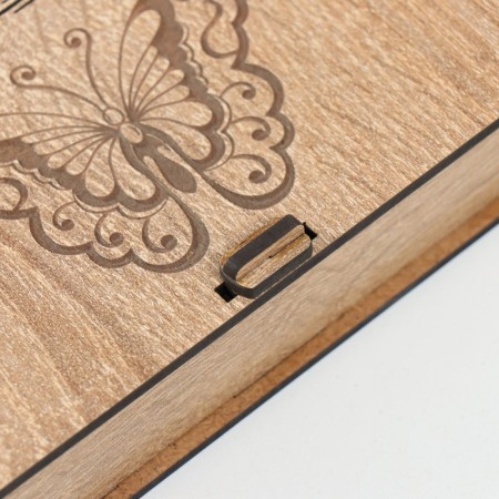 Casket "Butterfly" 17x8.5x3 cm-2