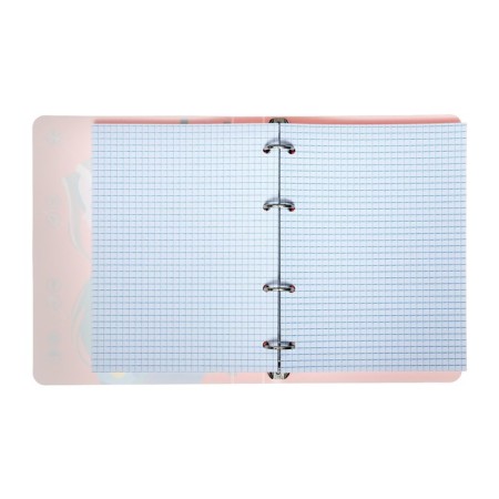 A notebook on the rings of the A5 160 sheets in the Calligrata “AnimeArt-2” cage, plastic cover, offset block-5
