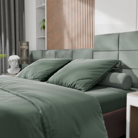 KPB Ethel 1.5P Tencel 155*210cm, 160*245cm, 50*70cm-2pcs, central olive-2