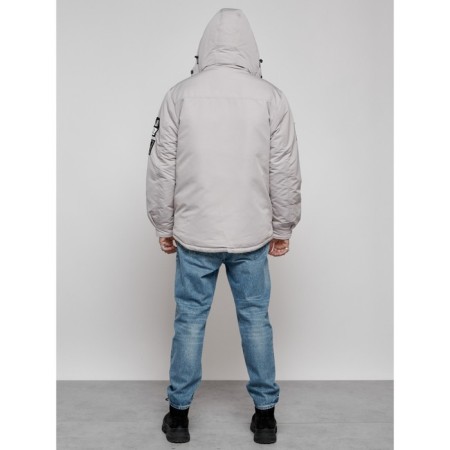 Male jacket, size 56, gray color-6
