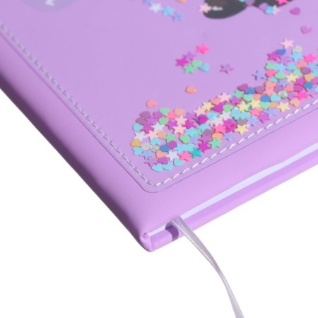 Universal diary for grade 1-11 "Mordashka.fanda", hard cover, artificial leather, foam rubber, liesse, 80 g/m2-2