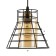 Lamp Bayerlux "Rumpy" E27 40W black 20x20x17-117 cm
