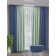 Set of curtains "Canvas", size 200x250 cm, 2 pcs, blue, dusty menthol