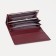Women's wallet on magnets, burgundy color