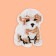 Thermal appliance "Dog", 5.5 × 3.8 cm, beige color