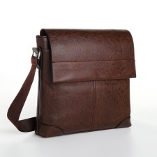 Male bag, brown color