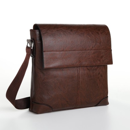 Male bag, brown color