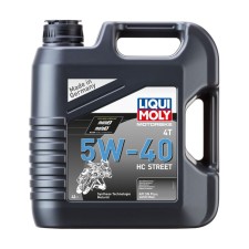 Масло моторное LiquiMoly Motorbike 4T 5W-40 HC Street, НС-синтетическое, 4 л