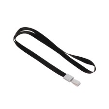 Badge tape, Shirin-10 mm, length-80 cm, with plastic holder, black