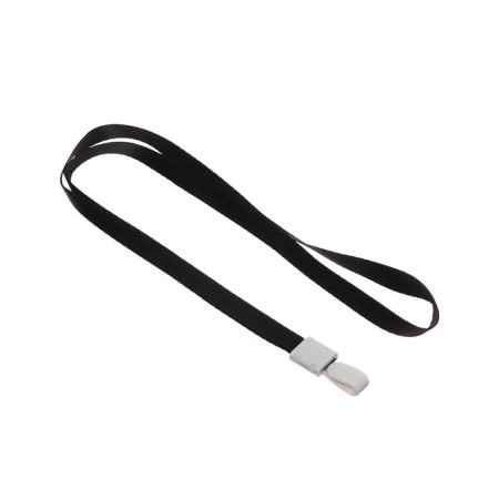 Badge tape, Shirin-10 mm, length-80 cm, with plastic holder, black