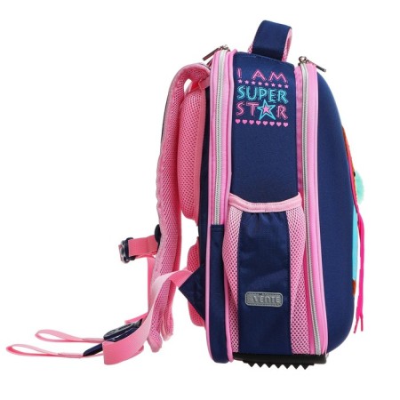 Frame backpack 35 x 27 x 13 cm, ergonomic back, Devente Junior Super Star, a keyboard as a gift-3