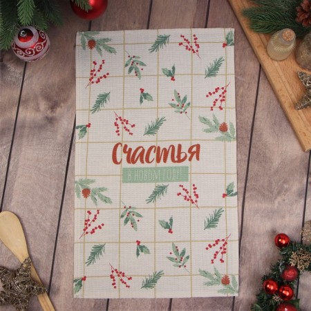 Towel of the Vodlyana "spruce branches" 28x46 cm, 100% hl, waffle 160 g/m2