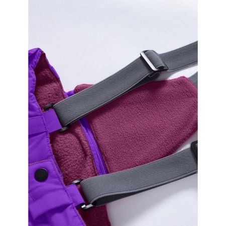 Ski costume for girls for, height 116 cm, purple color-12
