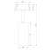 Lamp ceiling Elektrostandard, Diffe Led 8 watts, 39x39x153 mm, IP20, white color