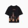 T -shirt for a boy, color black, height 104 cm