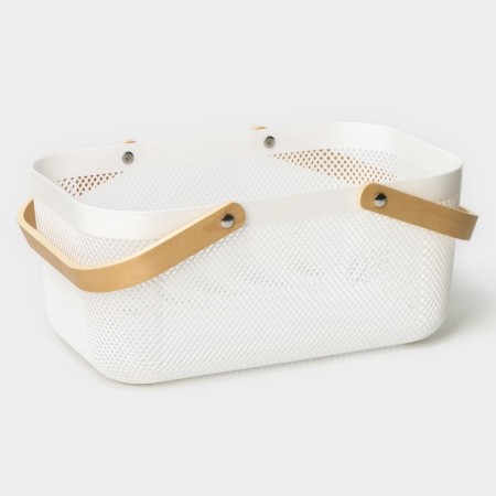 LADOM storage basket "Scandinavia", 39 × 24.5 × 18 cm, white color-2