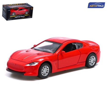 Metal “coupe”, inertia, light and sound, 1:32, doors open, red color red