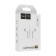 Hoco M55 headphones, wired, inserts, microphone, jack 3.5, 1.2 m, white