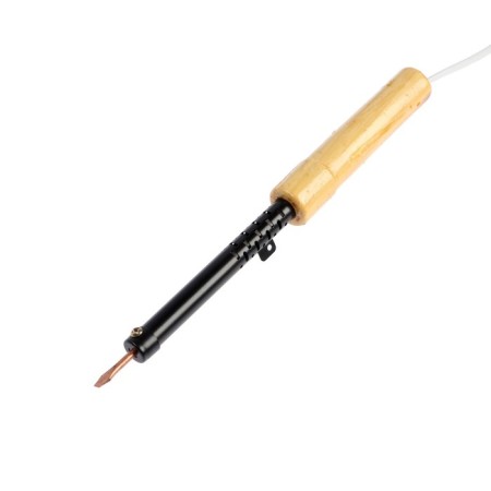 Tundra soldering iron, EPSN, wooden handle, wedge -shaped sting d = 3.5 mm, 25 W, 220 B-4