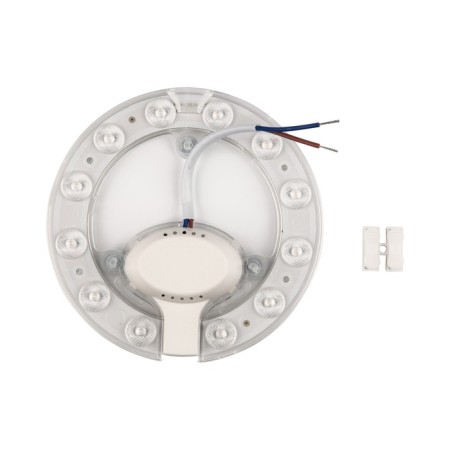 The LED module lamp with the Uniel driver, 12 W, LED, IP40, 4000K, 960 lm, 20 mm, Color transparent