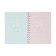 Notebook Gift Book on the crest 80l, line, color block, PVC Bun 3D cover (17.6x13.5cm) 105