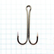 Hook KOI Double Hook, size 10 int color BN, double, 10 pcs.