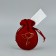 Sucker “flower”, red, embossing, 9 × 12 cm